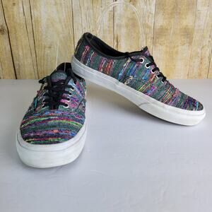 VANS Unisex Baja Textured Stripe Multicolor Lace Up Sneakers Men's 7/Women's 8.5